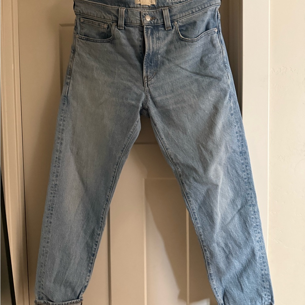 Madewell Men's Light Blue Straight Jeans